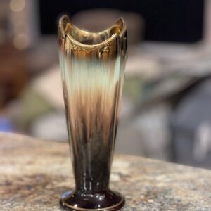 Vintage Scheurich Keramik Vase 517-20 | West German Pottery | MCM Drip Glaze